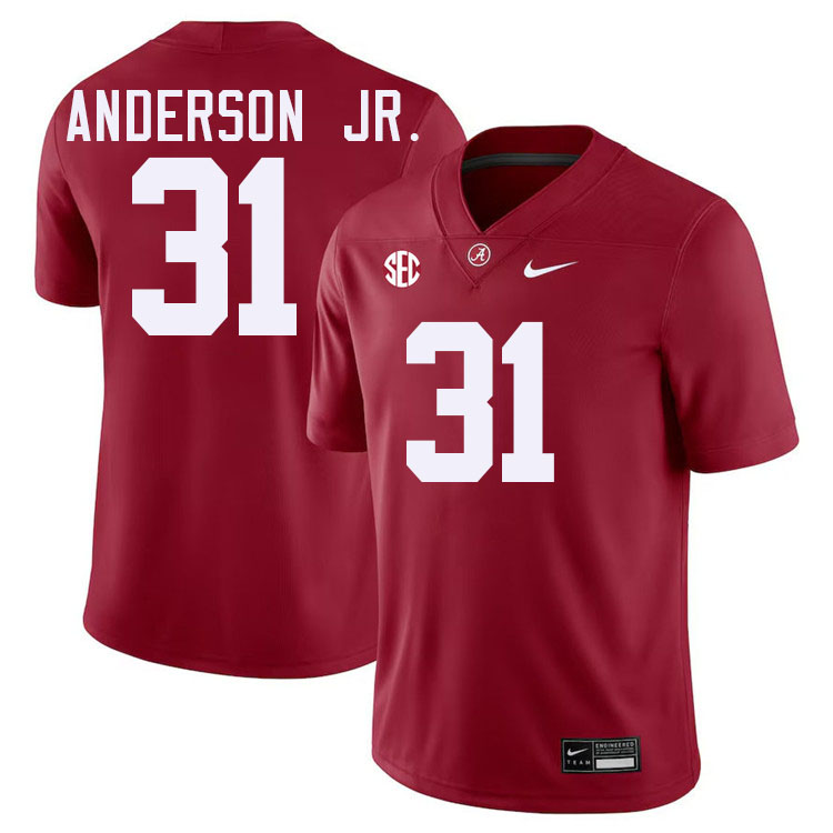 Will Anderson Jr. Alabama Jersey,University Of Alabama Crimson Tide Football Jersey,Uniforms-Crimson